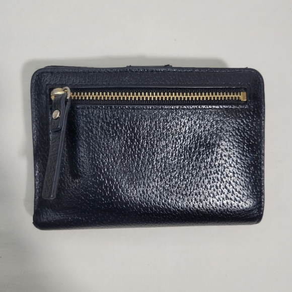 Kate Spade Tellie Wallet, Black Leather & Gold Hardware - Picture 3 of 16